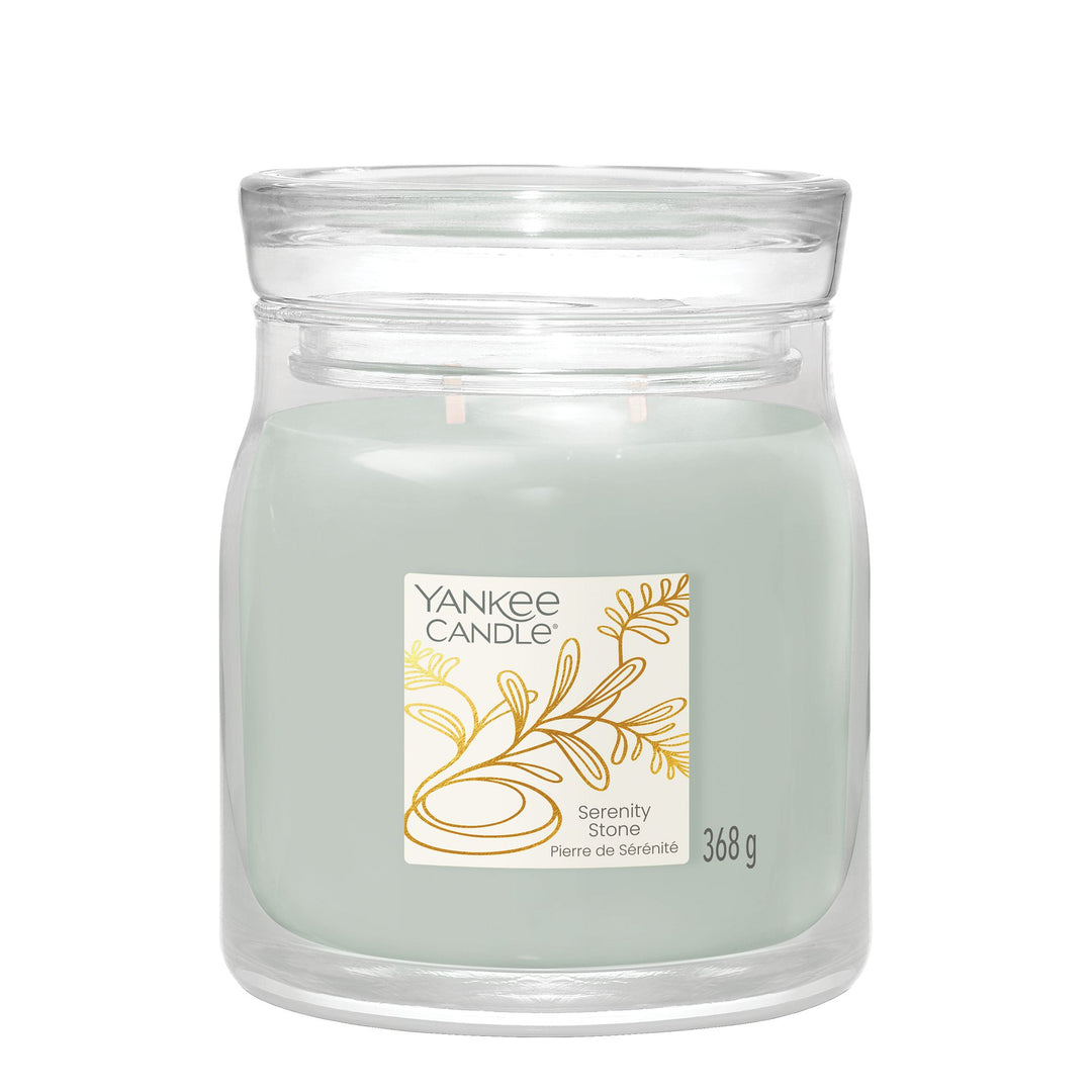 Serenity Stone Signature Medium Jar by Yankee Candle