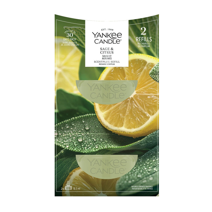 Sage & Citrus Scent Plugs by Yankee Candle