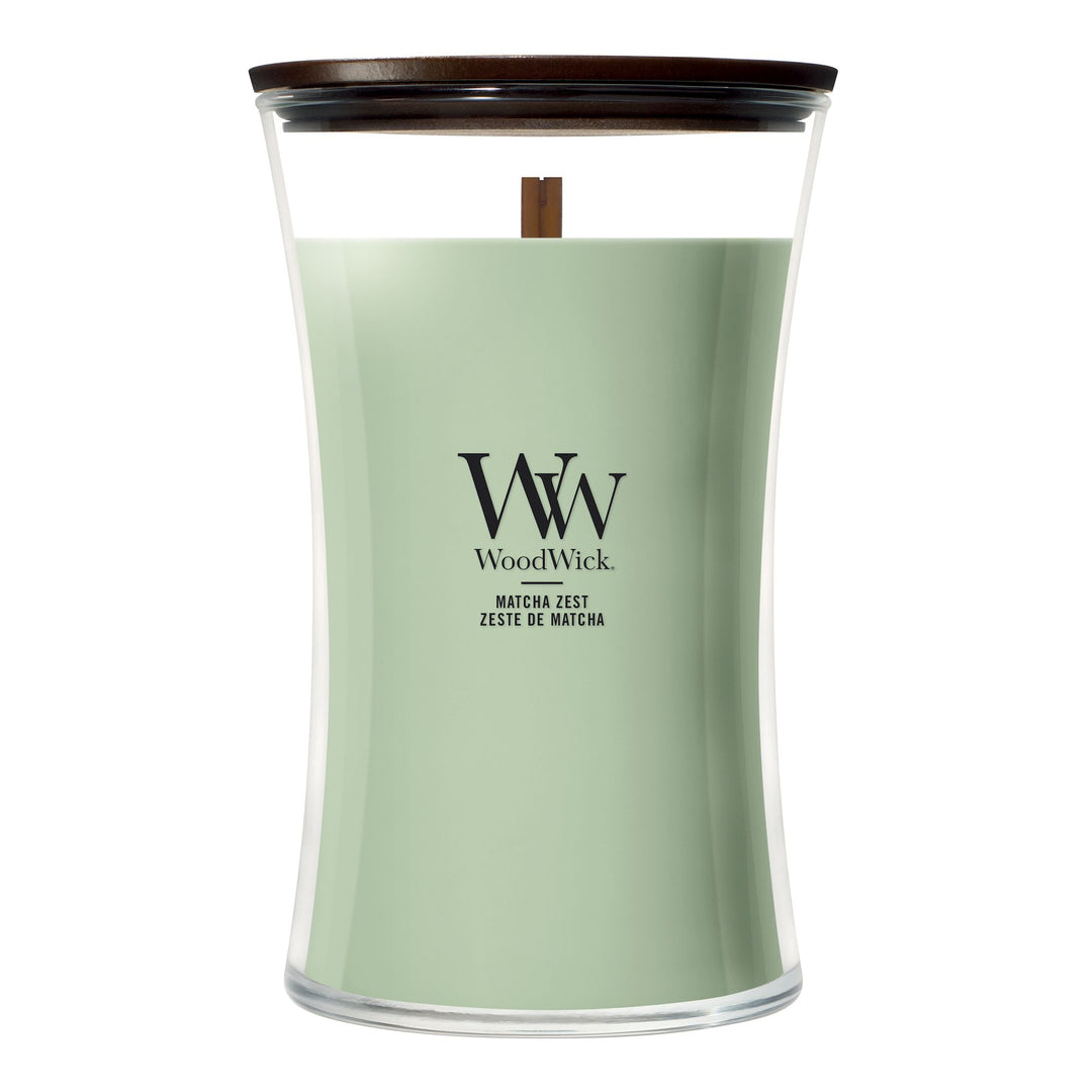 Matcha Zest Large Hourglass by WoodWick