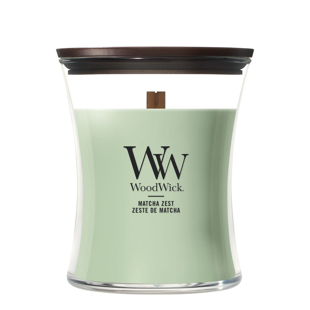 Matcha Zest Medium Hourglass by WoodWick