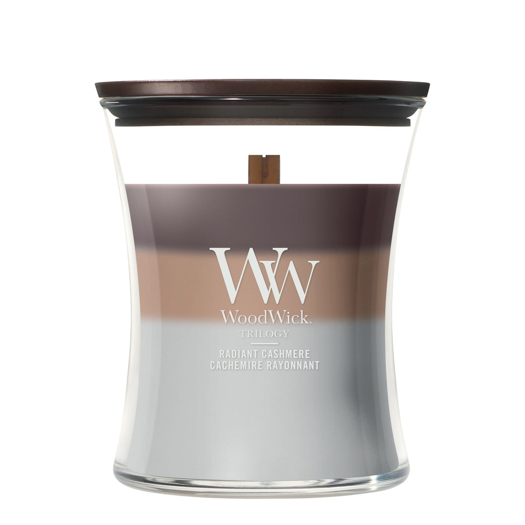 Radiant Cashmere Medium Hourglass by WoodWick
