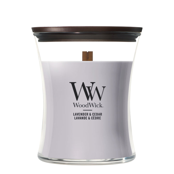 Lavender &amp; Cedar Medium Hourglass by WoodWick