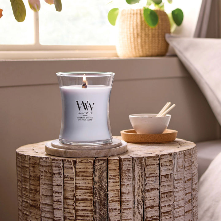 Lavender &amp; Cedar Medium Hourglass by WoodWick