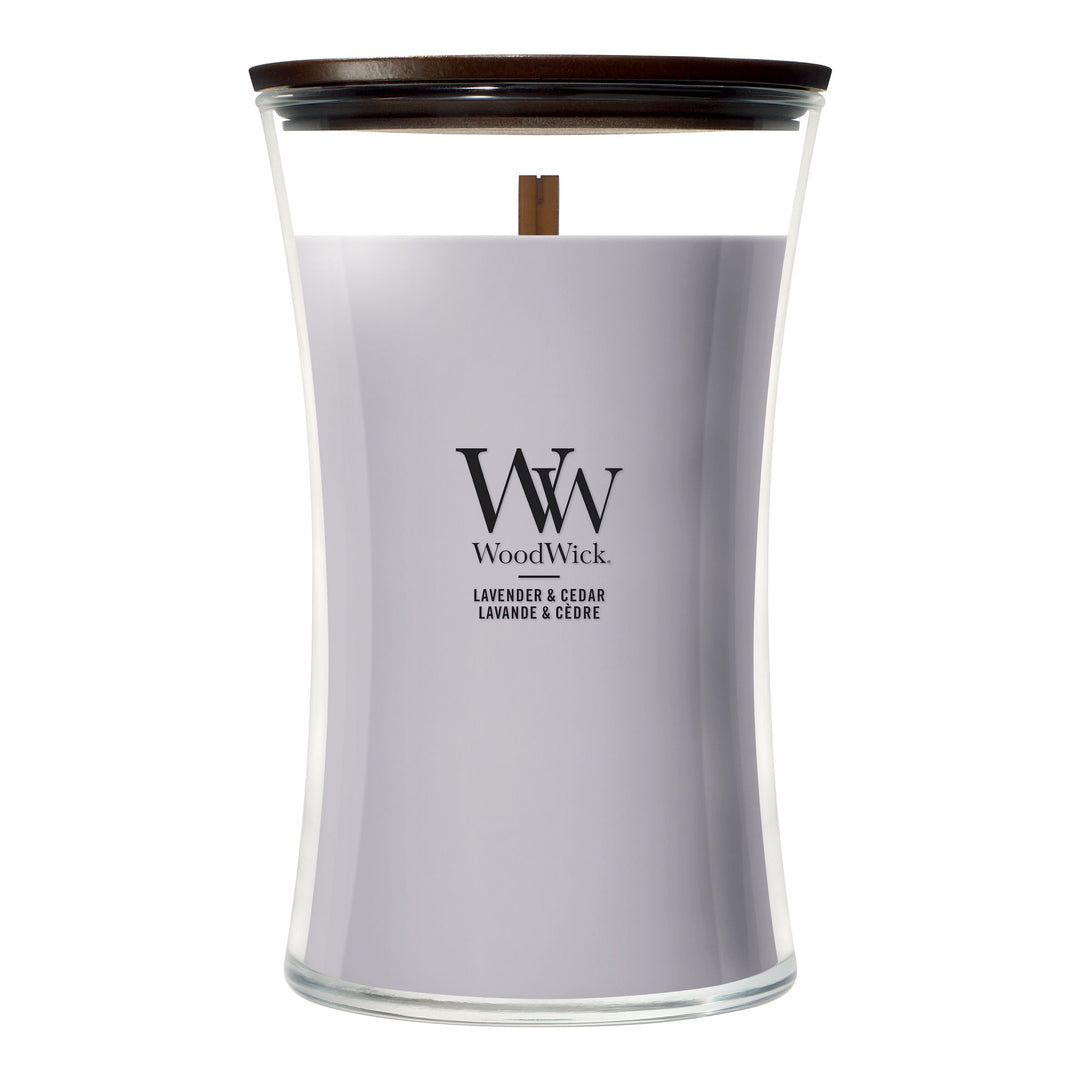 Lavender &amp; Cedar Large Hourglass by WoodWick