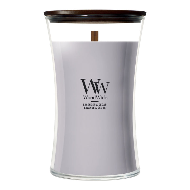 Lavender &amp; Cedar Large Hourglass by WoodWick