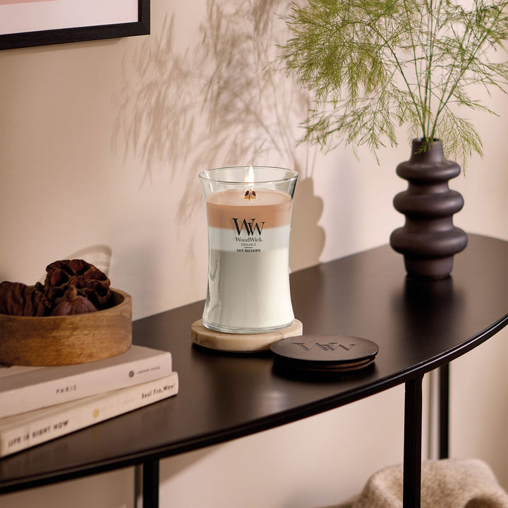 Café Macchiato Trilogy Large Hourglass by WoodWick