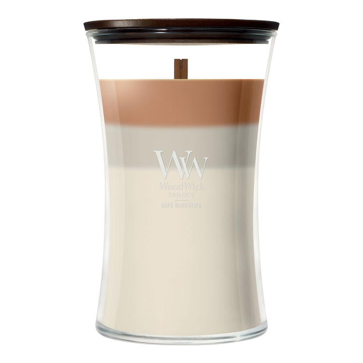 Café Macchiato Trilogy Large Hourglass by WoodWick