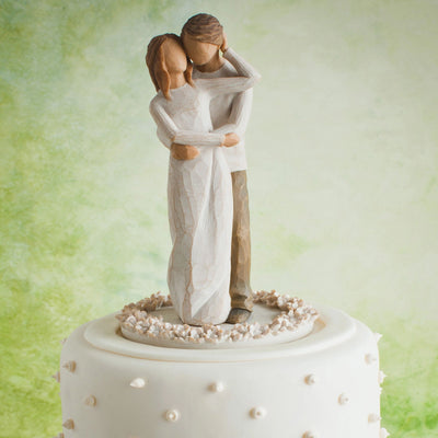 Together Wedding Anniversary Cake Topper by Willow Tree