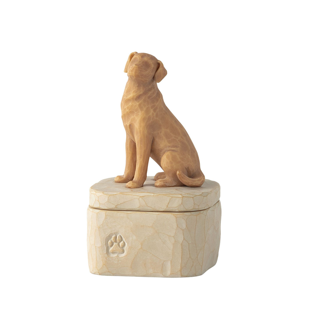 Love my Dog (Golden) Box by Willow Tree