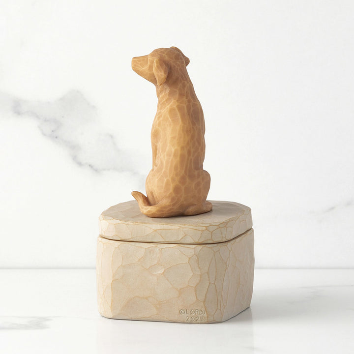 Love my Dog (Golden) Box by Willow Tree