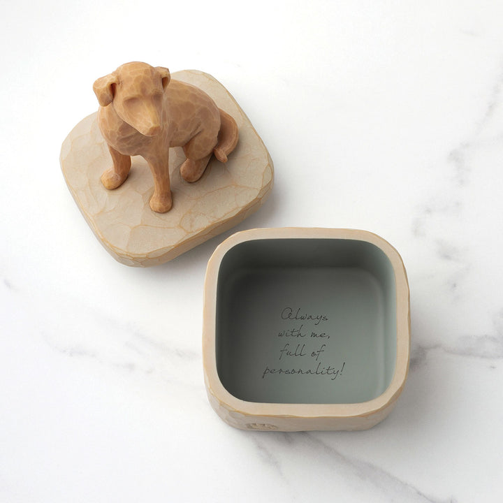 Love my Dog (Golden) Box by Willow Tree