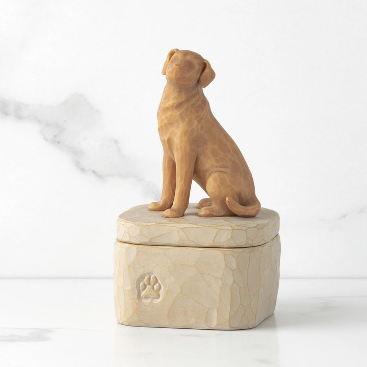 Love my Dog (Golden) Box by Willow Tree