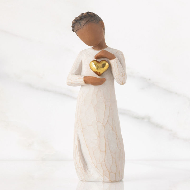 Keepsake Figurine (Darker skin and hair)