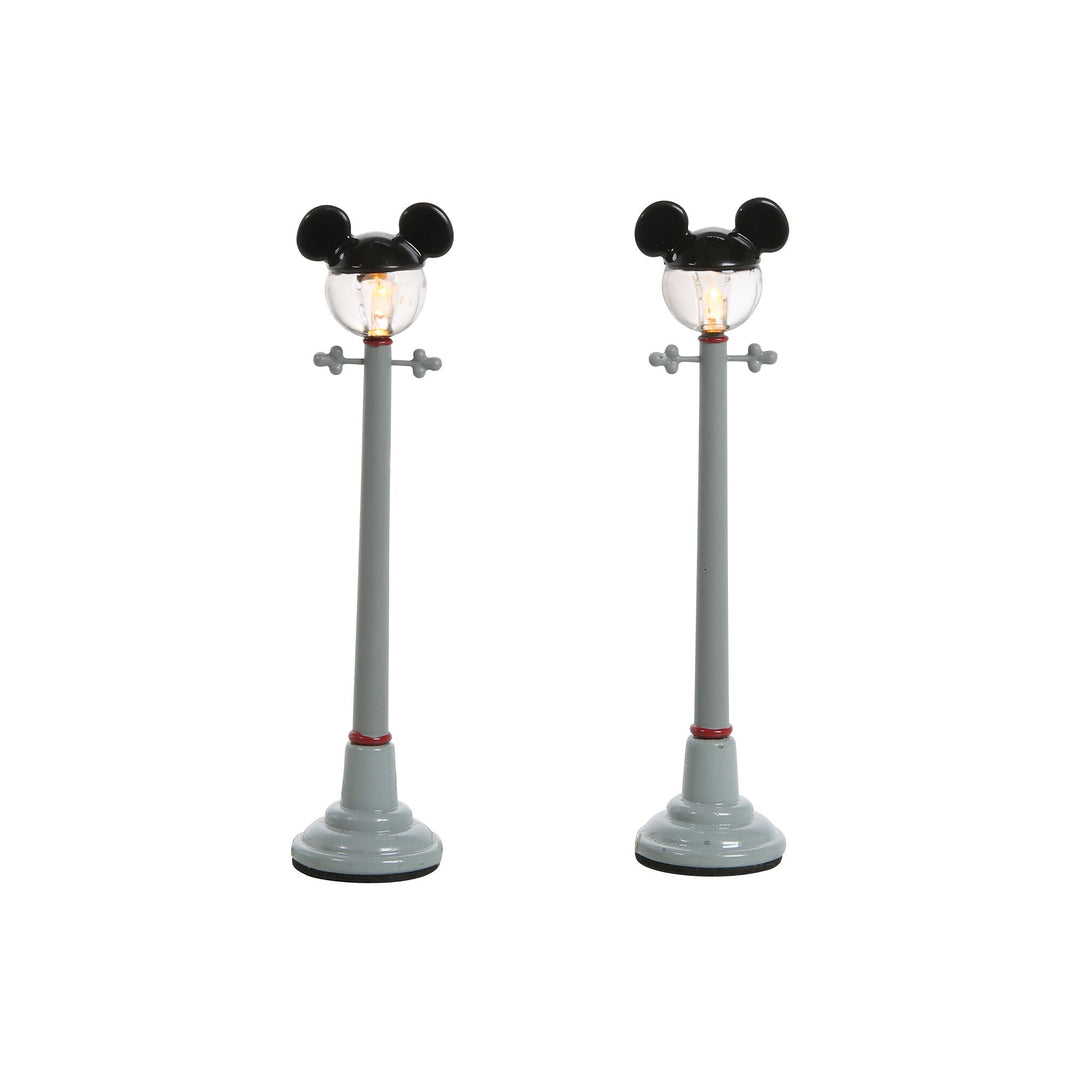 Mickey Mouse Street Lights - Disney Village by D56