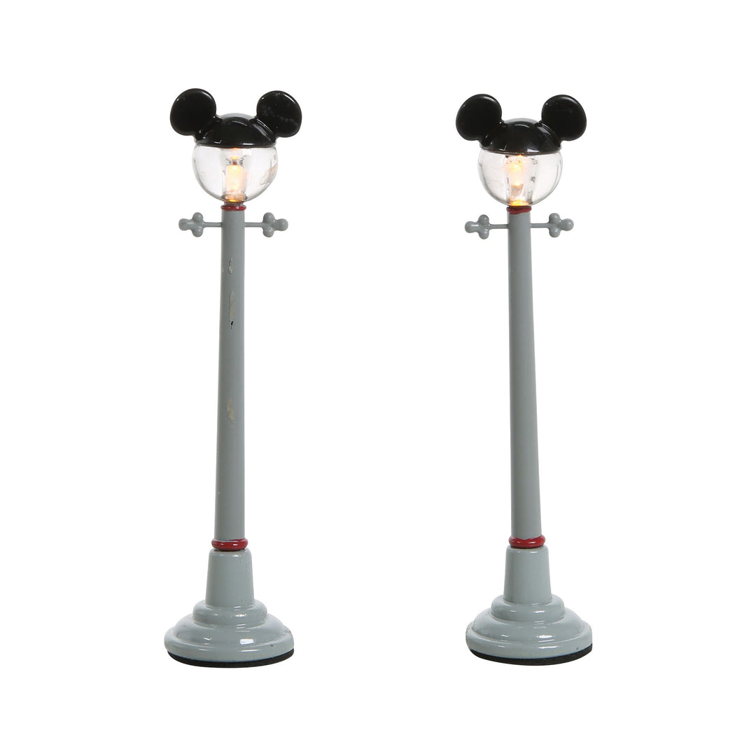 Mickey Mouse Street Lights - Disney Village by D56