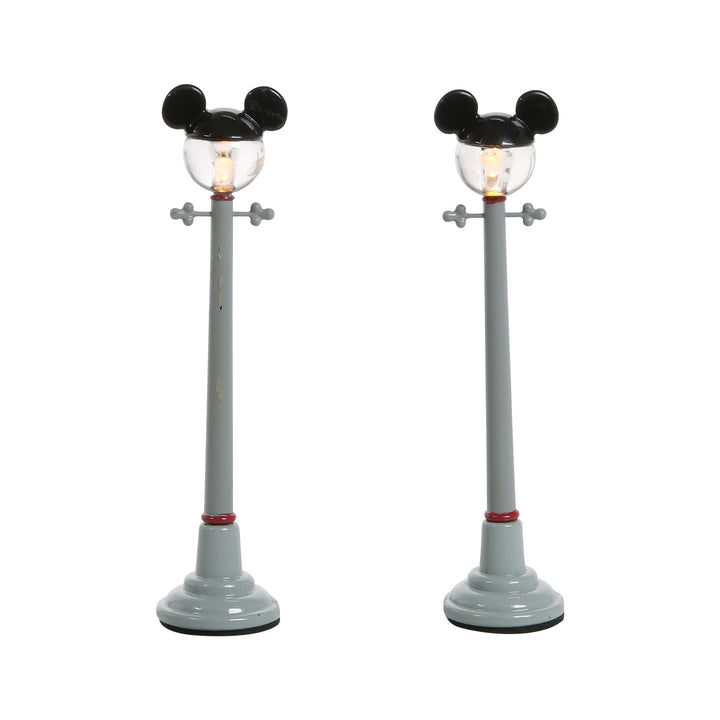 Mickey Mouse Street Lights - Disney Village by D56