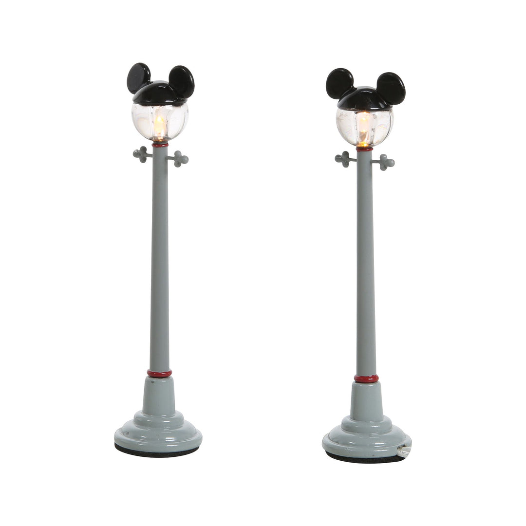 Mickey Mouse Street Lights - Disney Village by D56