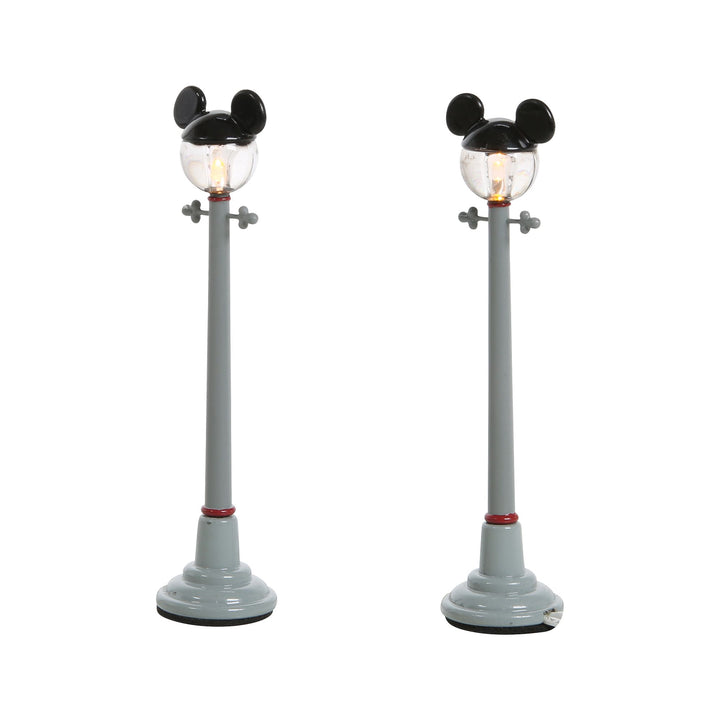 Mickey Mouse Street Lights - Disney Village by D56