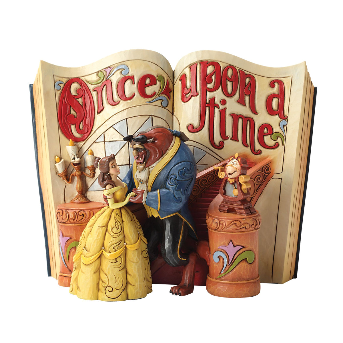 Love Endures Beauty Beast Storybook Figurine Disney Traditions Jim Shore