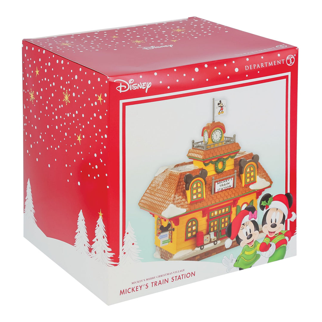 Mickey Train Station - Disney Village by D56