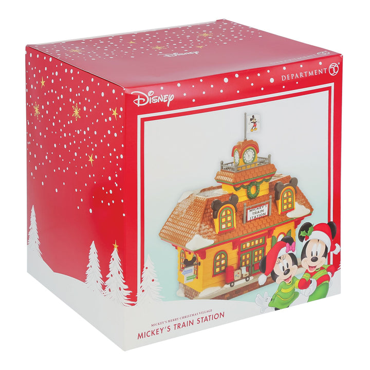 Mickey Train Station - Disney Village by D56