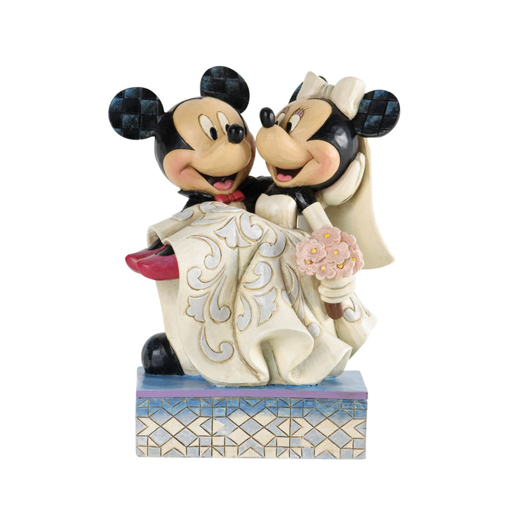 Congratulations - Mickey & Minnie Mouse Figurine - Disney Traditions by Jim Shore