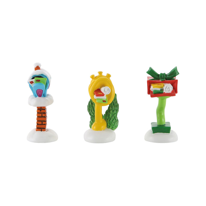 Whoville Wacky Mailboxes - The Grinch Village by D56