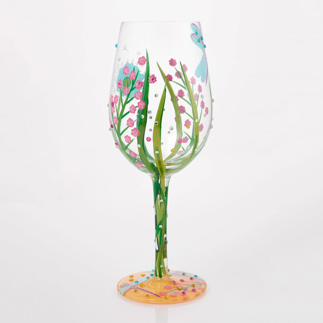 Dragonfly Wine Glass by Lolita