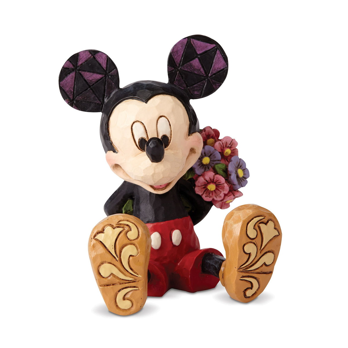 Mickey Mouse Flowers Mini Figurine Disney Traditions Jim Shore