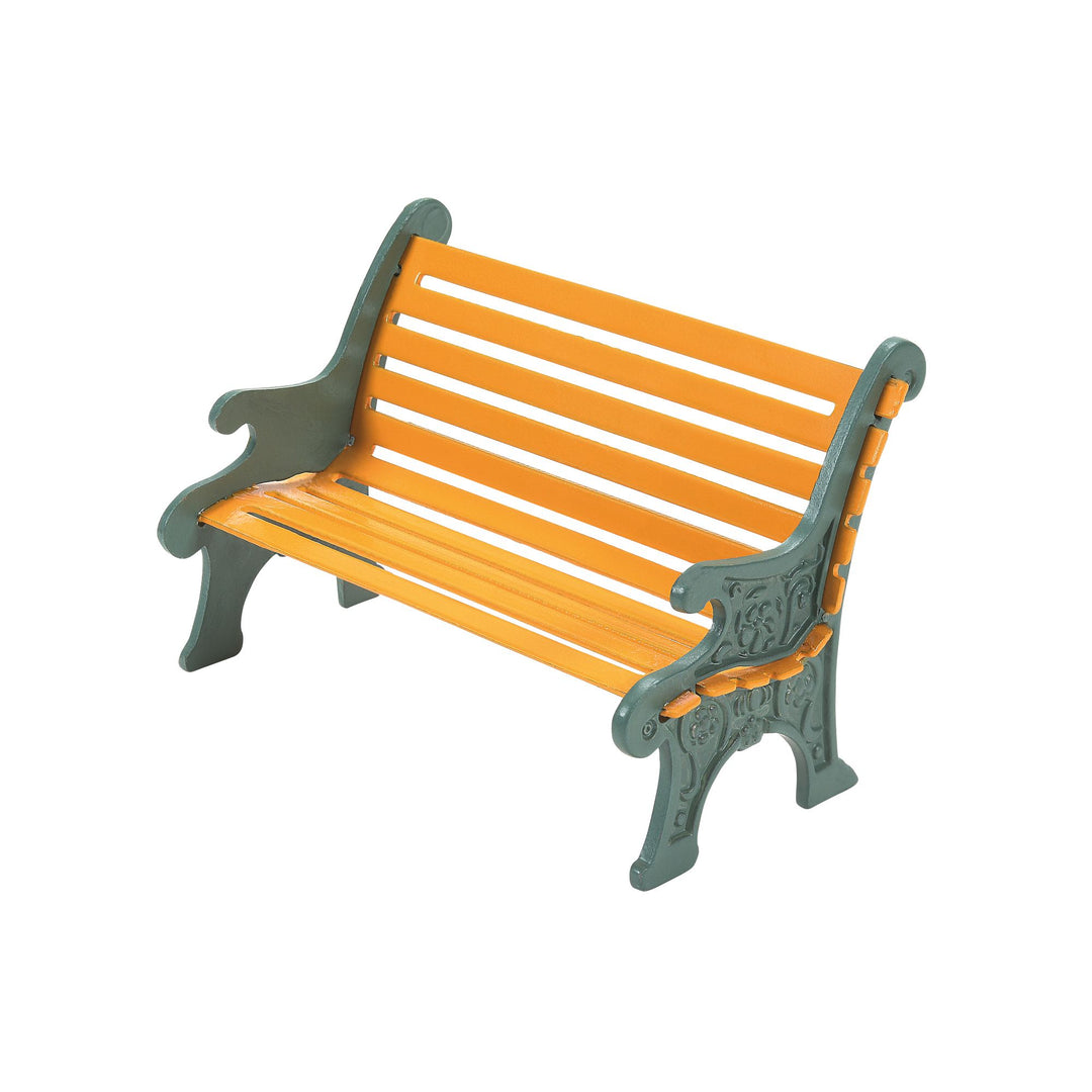 Wrought Iron Park Bench Accessory by Department 56