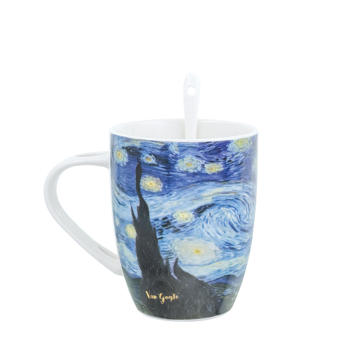 Van Gogh Starry Night Mug & Spoon Set by Arty