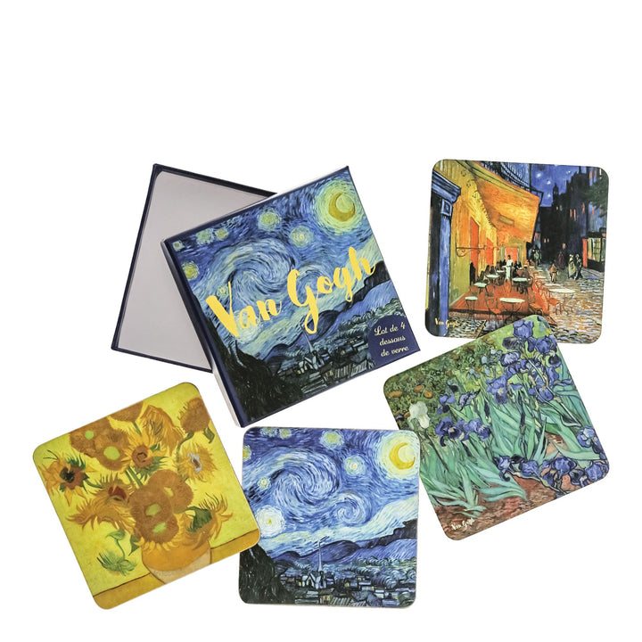 Van Gogh Assorted Coasters (Set of 4) by Arty