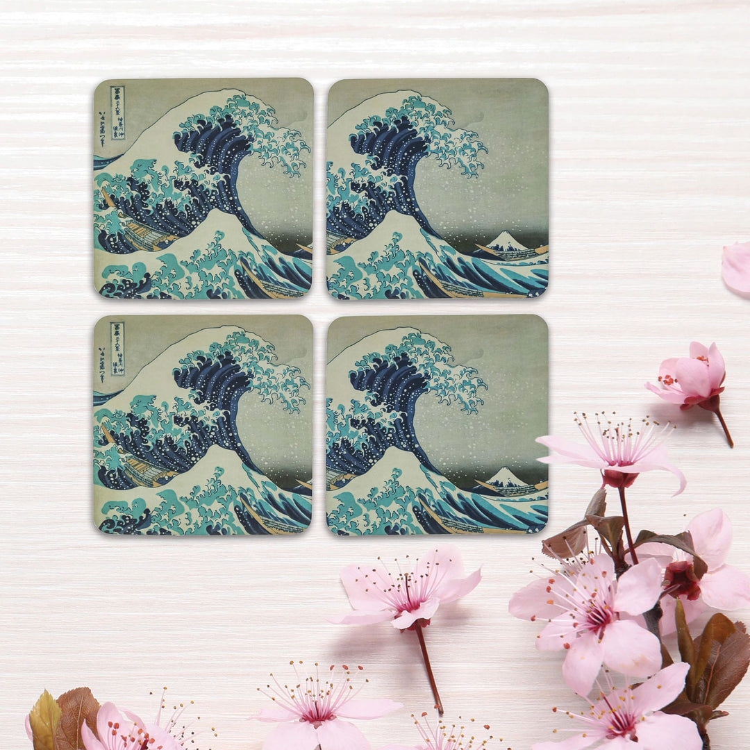 Hokusai Coasters (Set of 4) by Arty