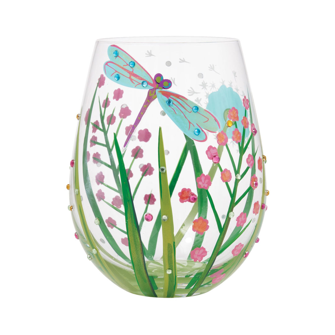 Dragonfly Stemless Glass by Lolita