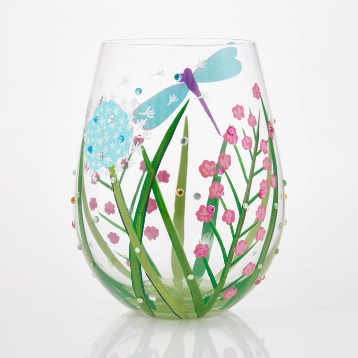 Dragonfly Stemless Glass by Lolita