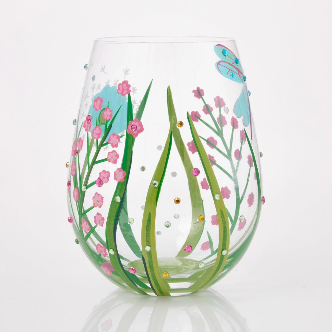 Dragonfly Stemless Glass by Lolita