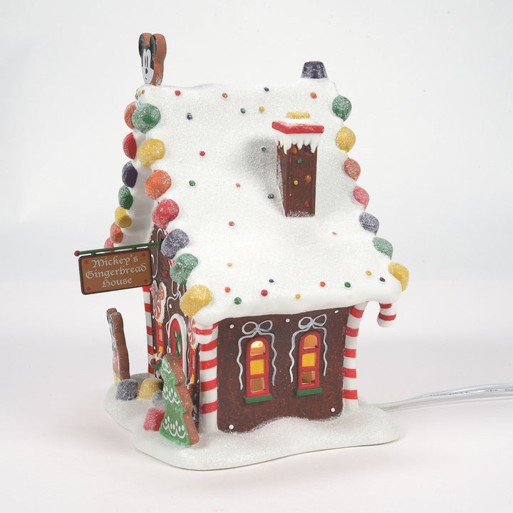 Mickey's Gingerbread House - Disney Village by D56