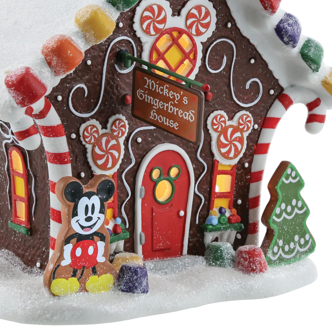 Mickey's Gingerbread House - Disney Village by D56