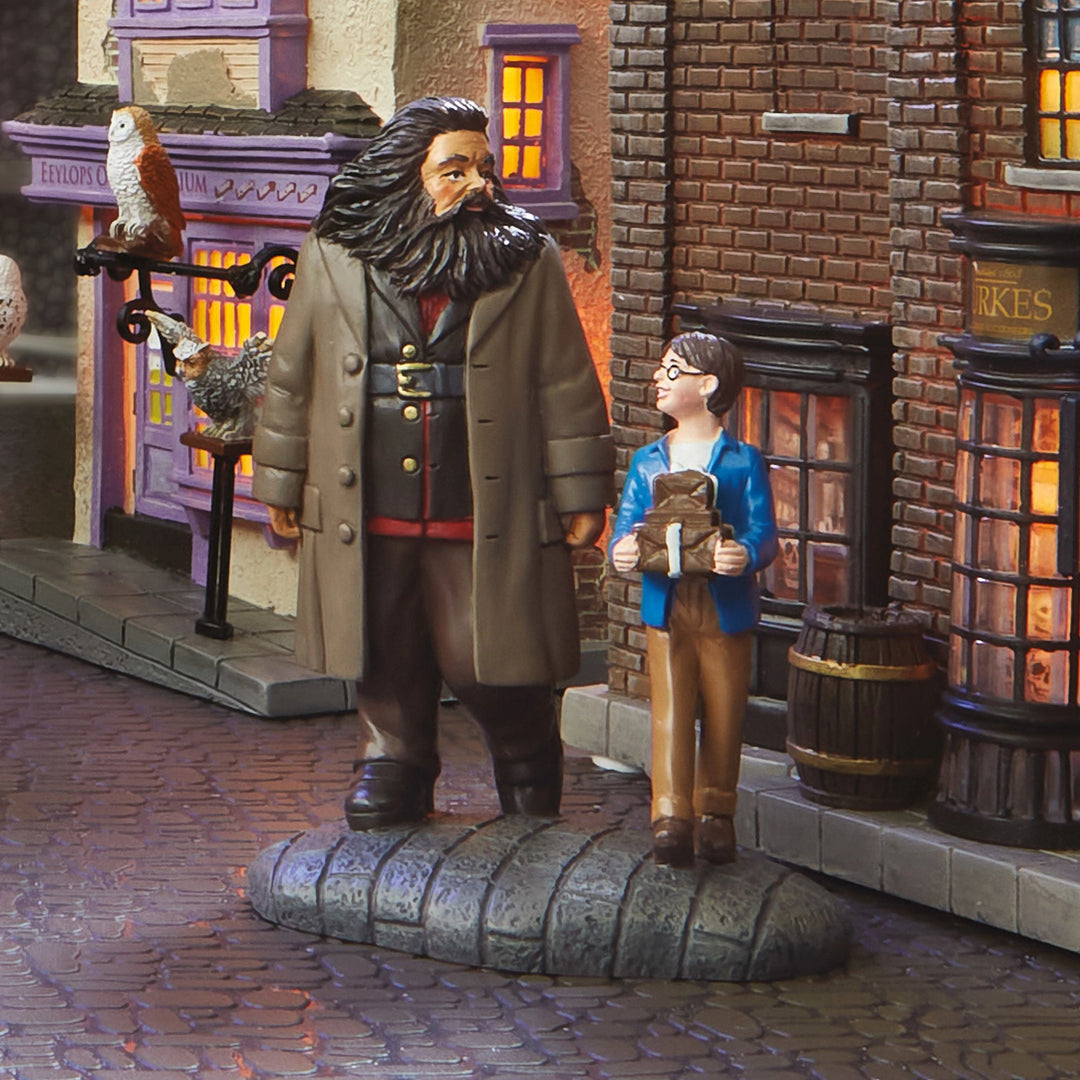 Harry Potter Village Basic Wizard Supplies (Harry Potter and Hagrid Figurine) -Harry Potter Village by D56