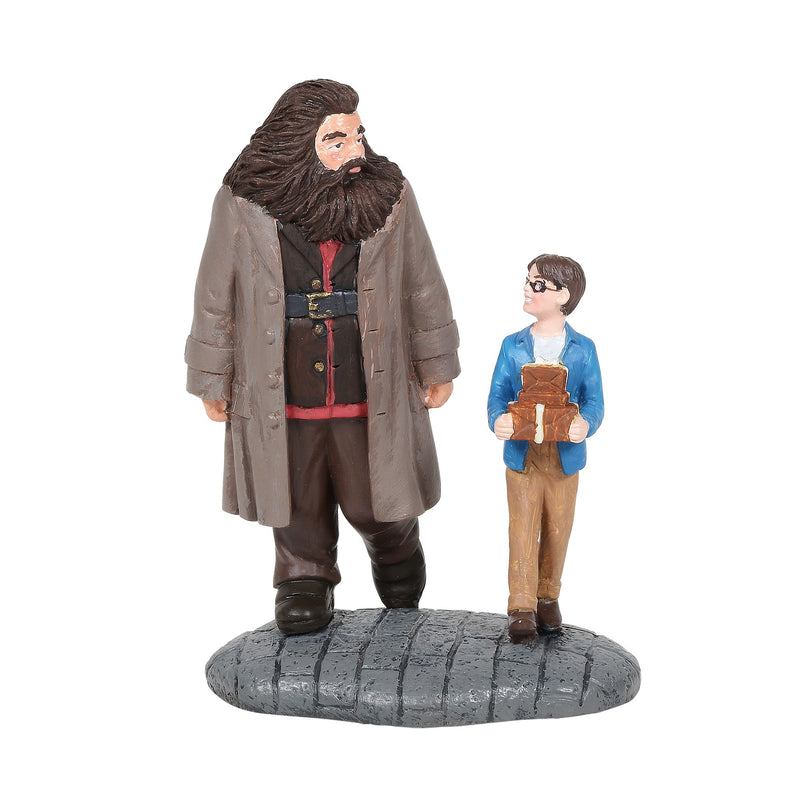 Harry Potter Village Basic Wizard Supplies (Harry Potter and Hagrid Figurine) -Harry Potter Village by D56