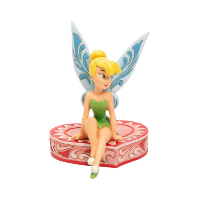 Love Seat - Tinker Bell on Heart Figurine - Disney Traditions by Jim Shore