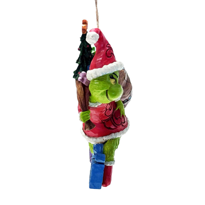 Grinch Tiptoeing Hanging Ornament