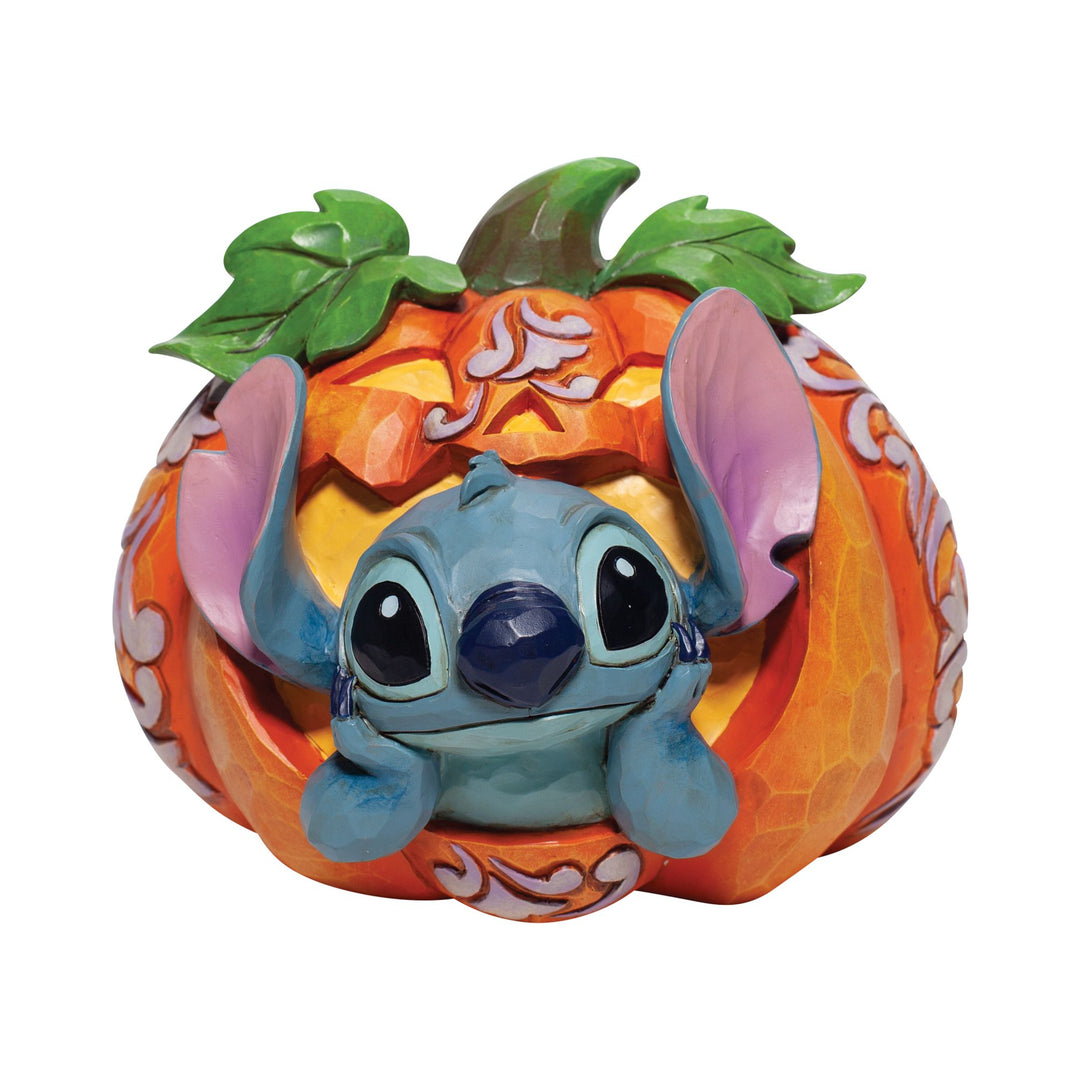 Stitch O'Lantern (Stitch inside Pumpkin Figurine)- Disney Traditions by Jim Shore