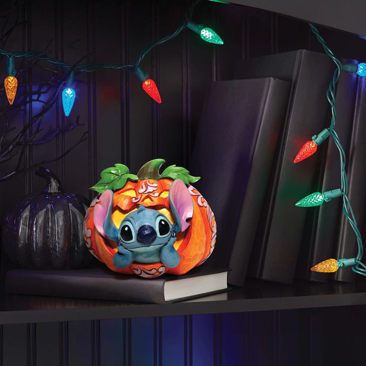 Stitch O'Lantern (Stitch inside Pumpkin Figurine)- Disney Traditions by Jim Shore