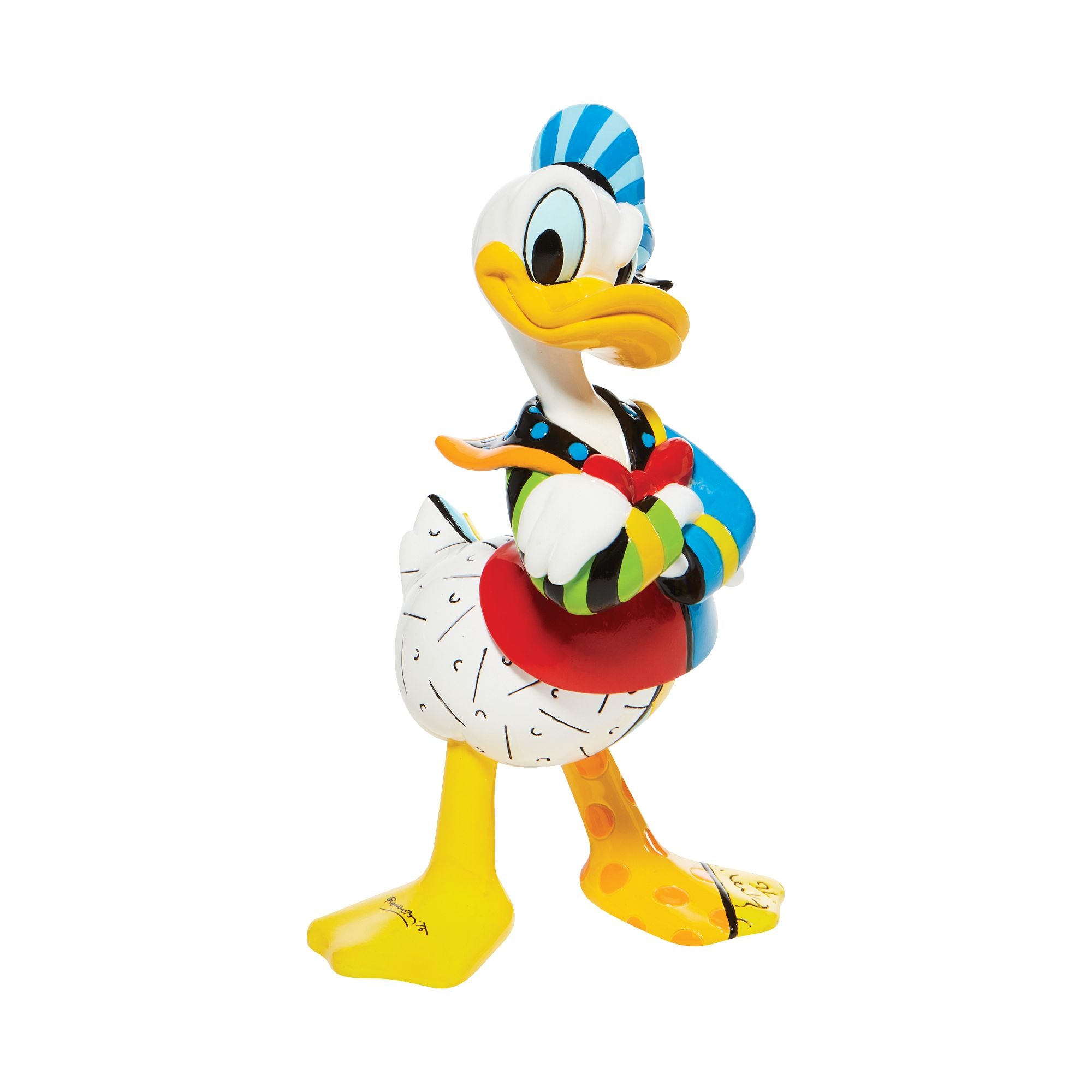 Donald Duck Figurine - Disney by Romero Britto – Enesco Gift Donald Duck Figurine - Disney by Romero Britto – Enesco Gift