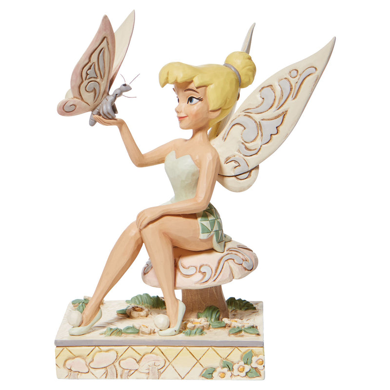 Passionate Pixie - White Woodland Tinkerbell Figurine- Disney Traditions by Jim Shore