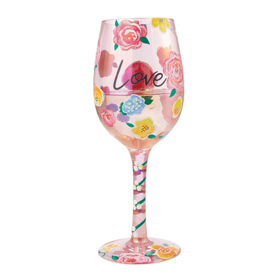 Love Wine Glass - Enesco Gift Shop