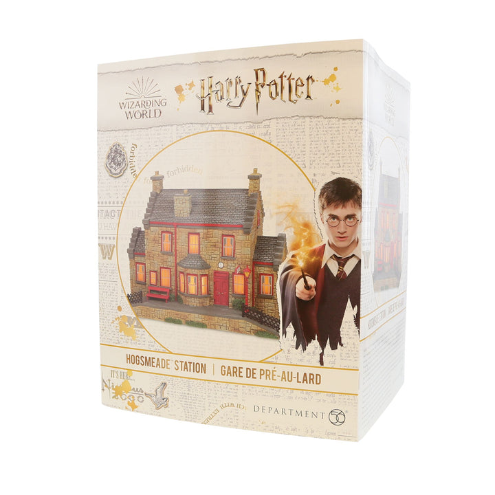 Hogsmeade Station Illuminated Model Building - Harry Potter Village by D56