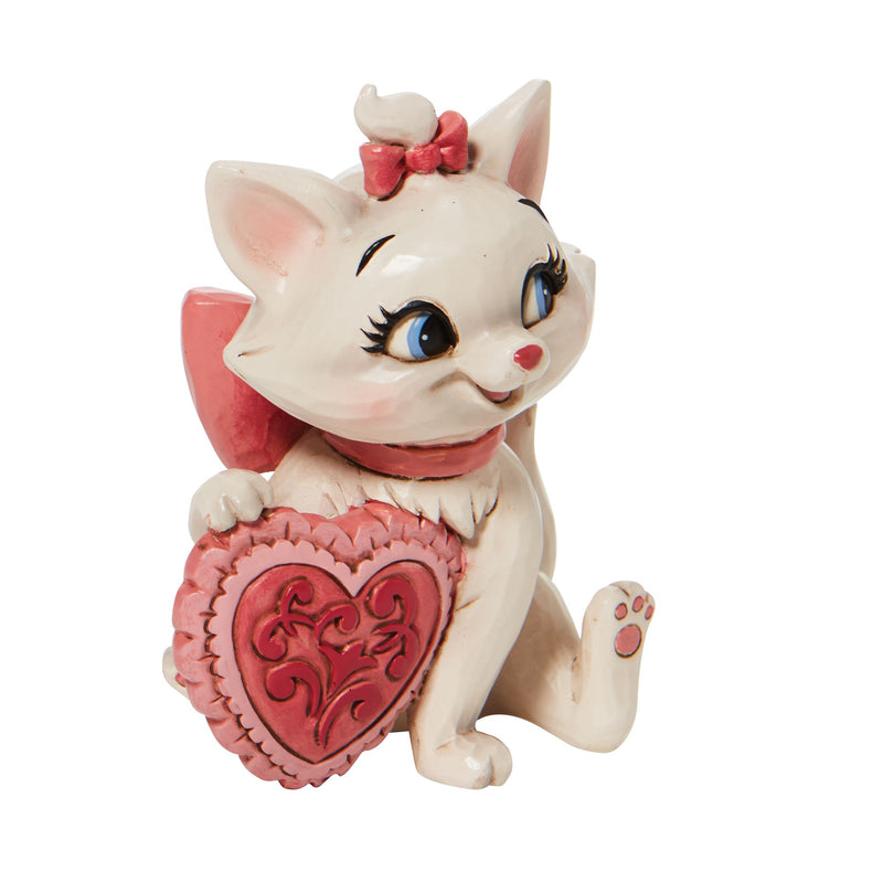 Marie Heart Mini Figurine - Disney Traditions by Jim Shore