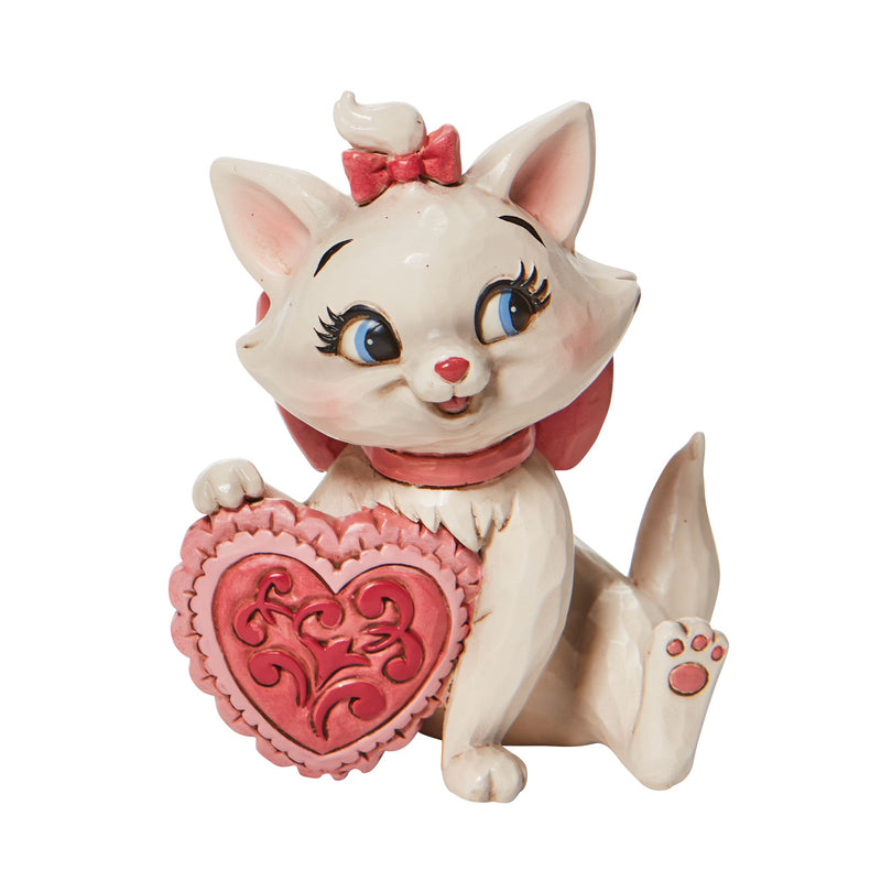 Marie Heart Mini Figurine - Disney Traditions by Jim Shore